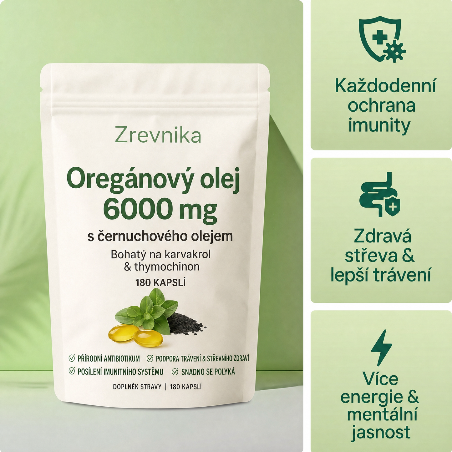 Zrevnika Origano — 3měsíční kúra