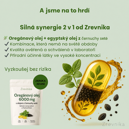 Zrevnika Origano — 3měsíční kúra