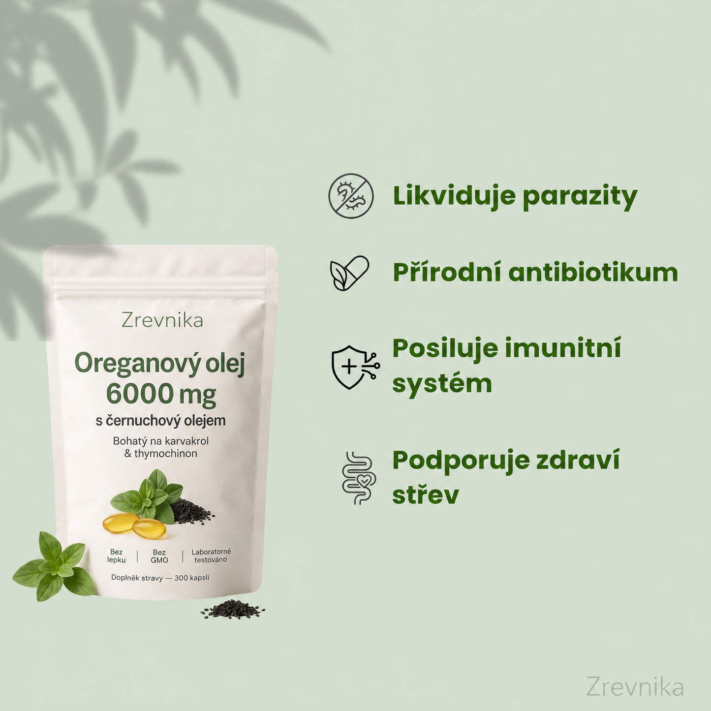 Zrevnika Origano — 3měsíční kúra